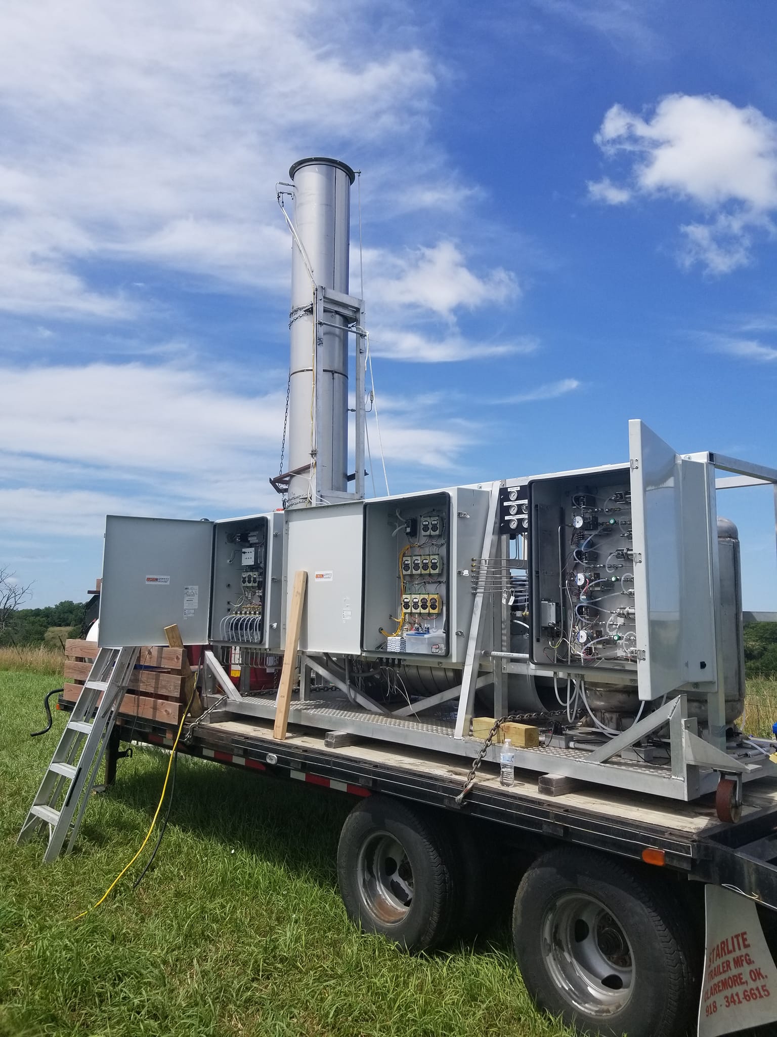 User with tools for environmental monitoring and chemical detection